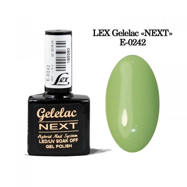 LEX Gelelac NEXT E-0242- гель-лак подвійний пігментації, 10,5ml