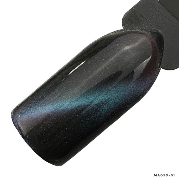 LED Gelelac NEXT MAG5d-01 - гель-лак подвійний пігментації котяче око 5d, 10,5ml
