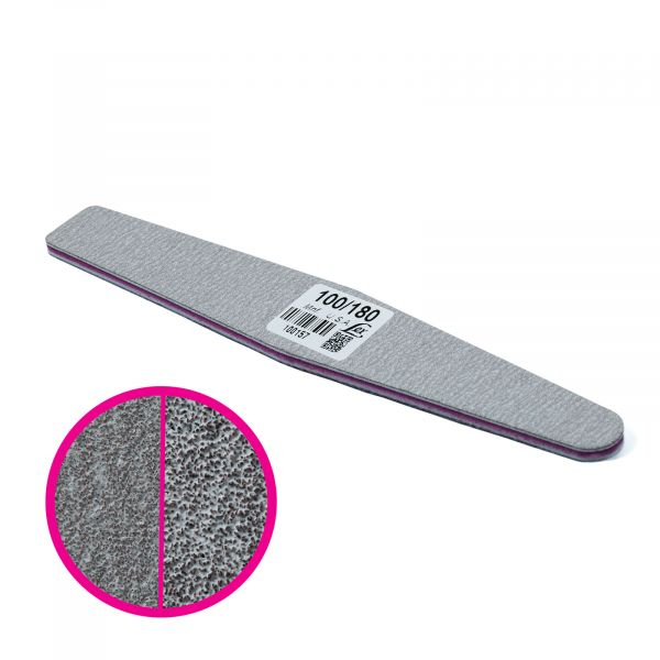LEX Пилка сіра ромб 100/180 грит, 25шт