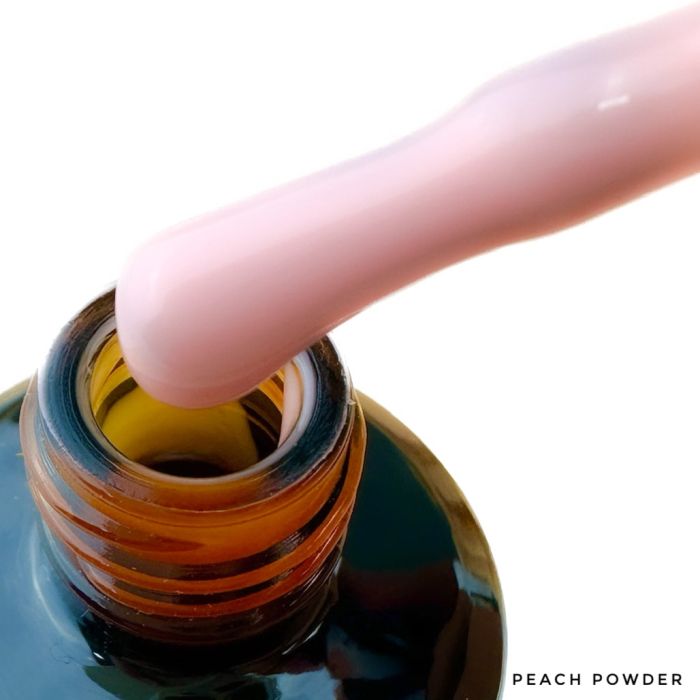 LEX NEW STYLE Rubber Base Peach Powder - база під гель-лак, 15ml