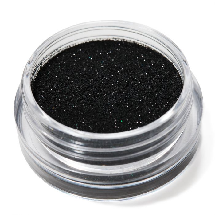 Блискітки дрібні для nail дизайну чорні
