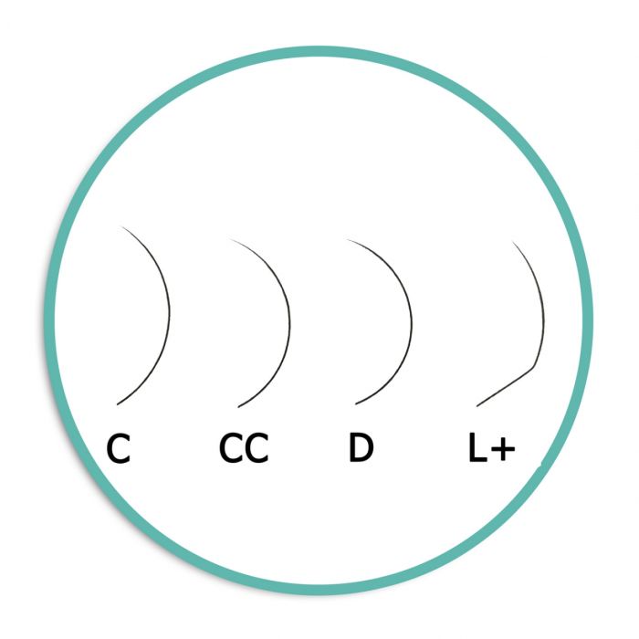 Вії LEX Dark Chocolate MIX 20 lines 0.10 M+ 6-7-8-9-10-11-12mm