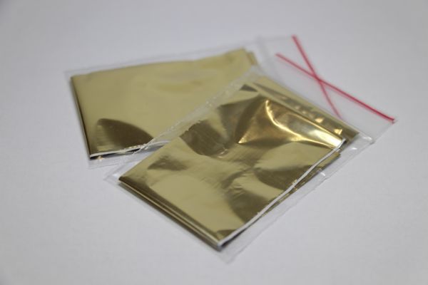 Фольга для литий - 4х50см ультратонка, золото