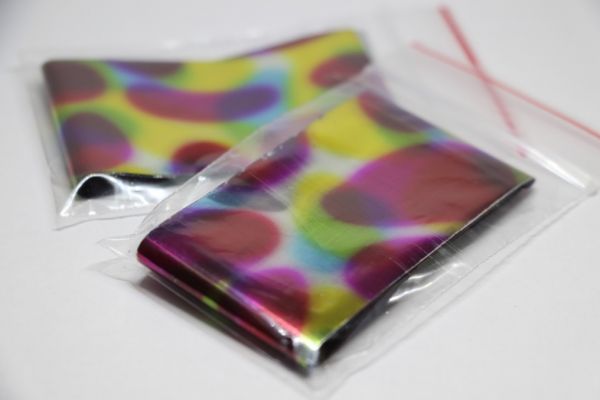 Фольга для литися - 4х50см, кольорова, плямиста