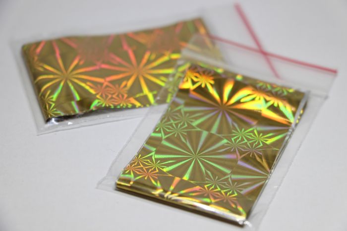 Фольга для литий - 4х50см, золота галограма