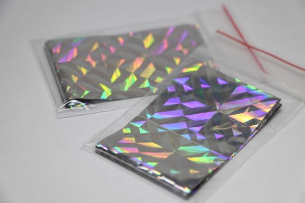 Фольга для литися - 4х50см, срібло голограма