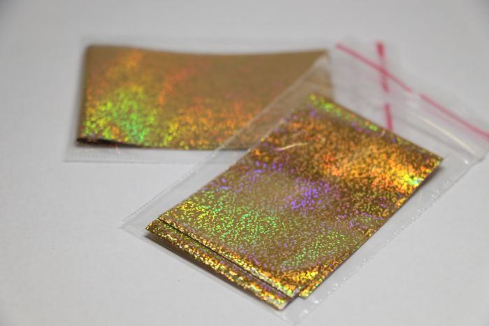 Фольга для литий - 4х50см, золота галограма-2.