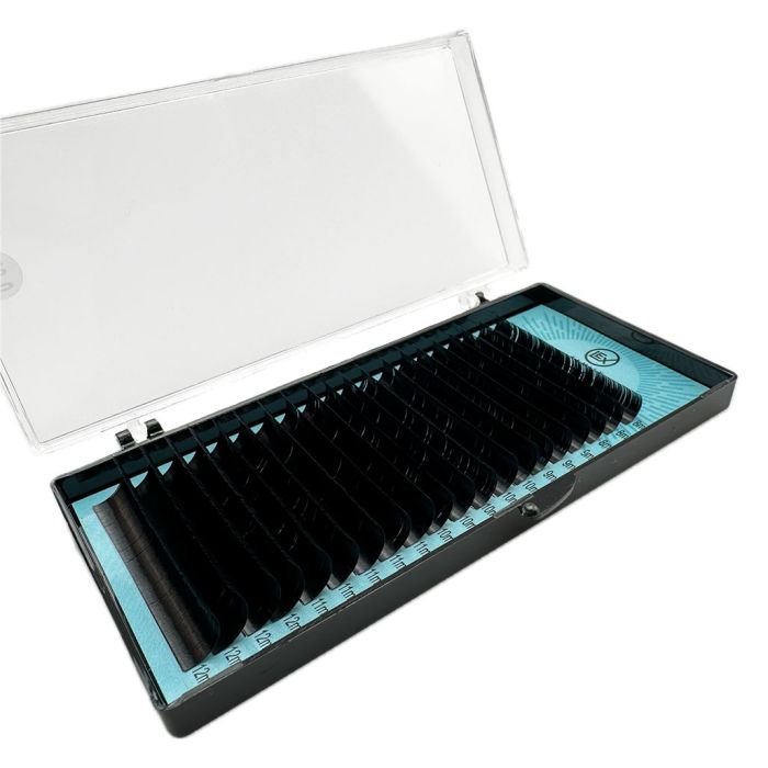 Вії LEX Black Matte MIX 20 lines 0.05 СC 8-9-10-11-12 mm