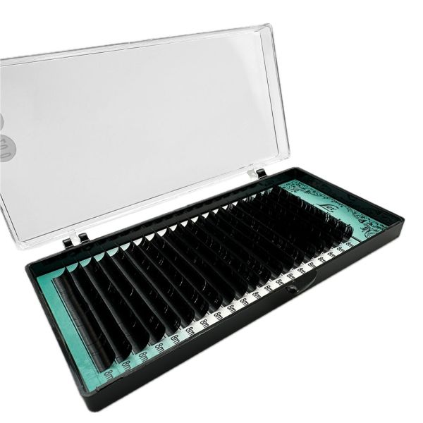 Вії LEX Black Matte 20 lines 0.05 СC 8 mm