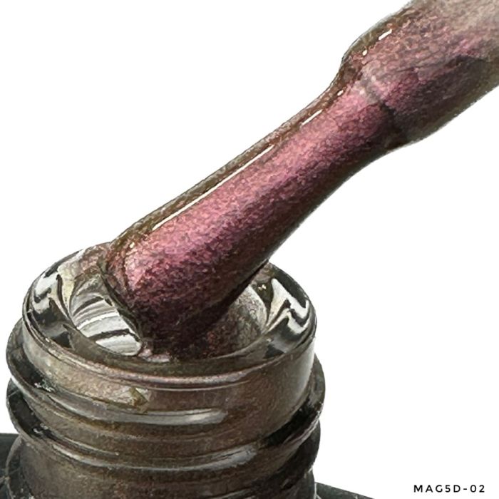 LED Gelelac NEXT MAG5d-02 - гель-лак подвійний пігментації котяче око 5d, 10,5ml