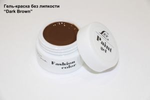 LEX Paint Gel Dark Brown - гель-фарба без залишкової липкості, 7g