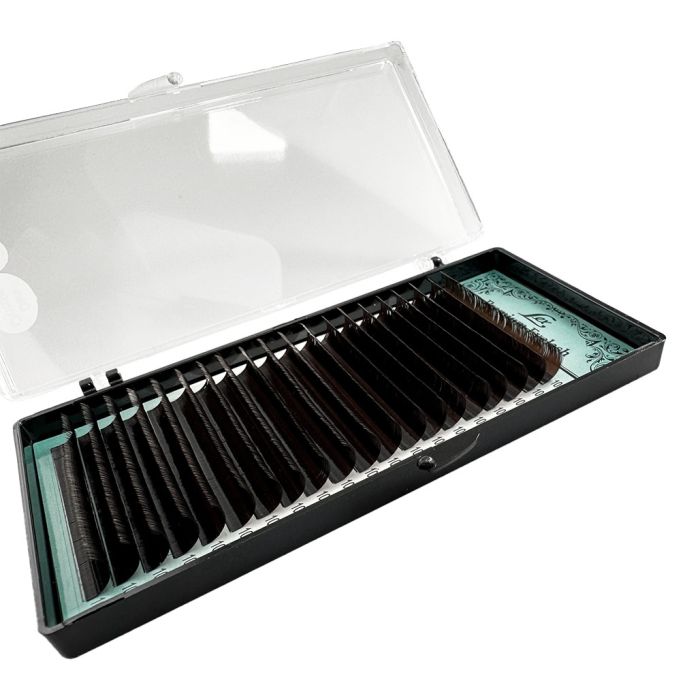 Вії LEX Dark Chocolate 20 lines 0.10 СС 10mm