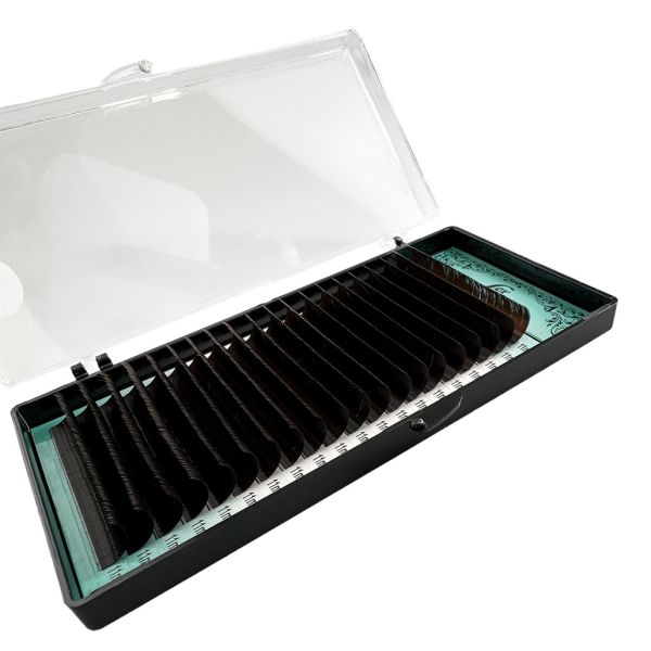 Вії LEX Dark Chocolate 20 lines 0.10 СС 11mm