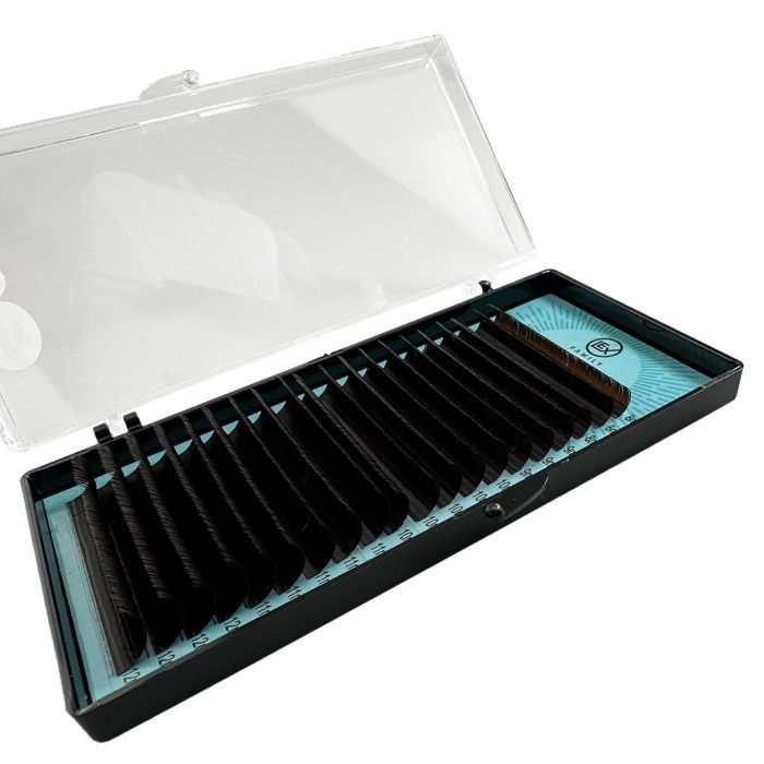 Вії LEX Dark Chocolate MIX 20 lines 0.07 CC 8-9-10-11-12mm