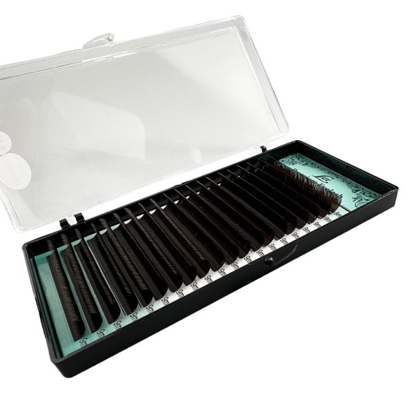 Вії LEX Dark Chocolate 20 lines 0.07 CC 9mm