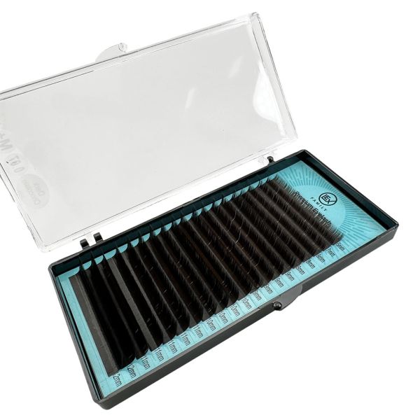 Вії LEX Dark Chocolate MIX 20 lines 0.07 M+ 6-7-8-9-10-11-12mm