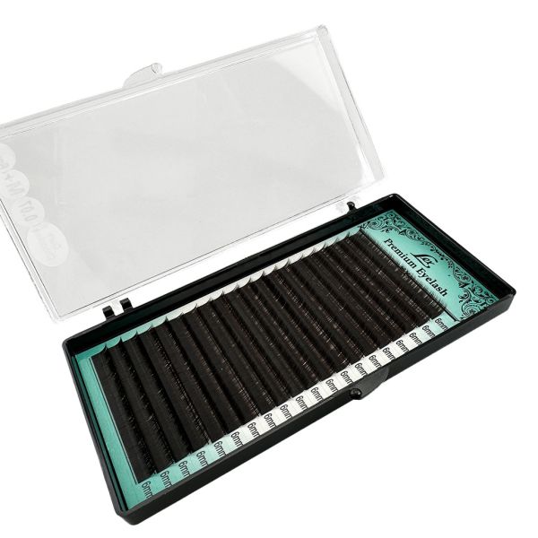 Вії LEX Dark Chocolate 20 lines 0.07 M+ 6mm