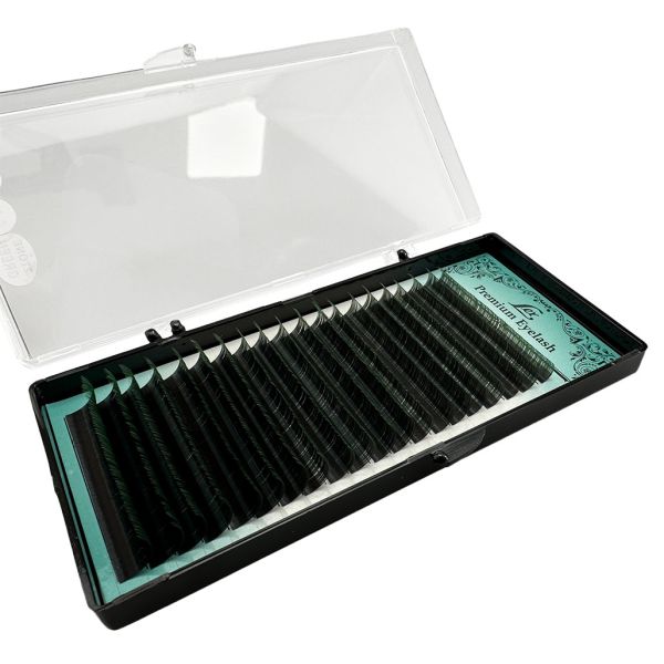 Вії LEX TWO TONE GREEN 20 lines 0.07 C 7-8-9-10-11-12mm