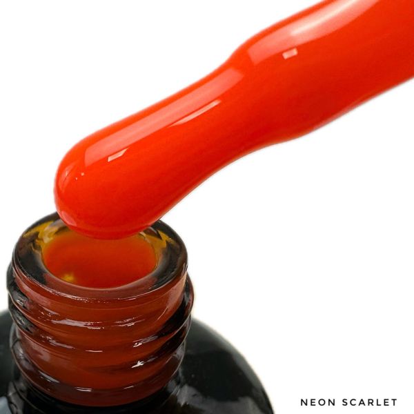 Neon Base SCARLET - кольорова база для гель-лаку, 15мл
