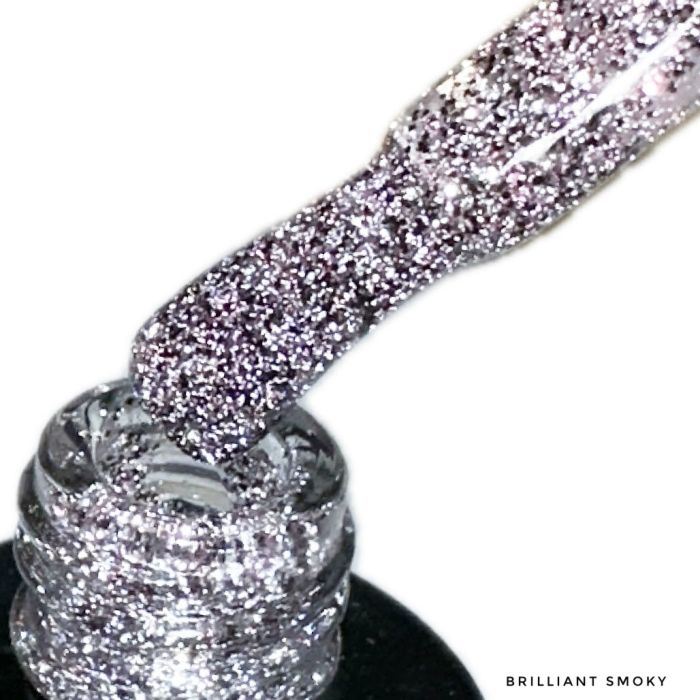 LEX NEW STYLE Brilliant Smoky - світловідбиваючий гель-лак, 8ml